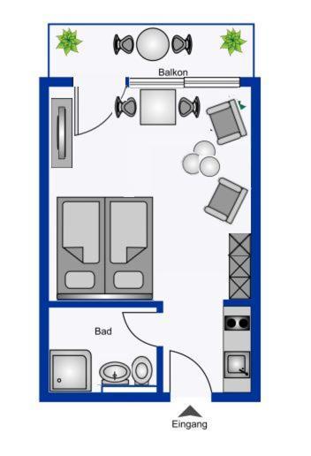Nordland Appartements - Wohnung Suedfall 비크아프포르 외부 사진